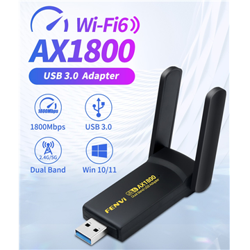 FENVi 1800Mbps WiFi 6 Dual Band 2.4G/5Ghz USB3